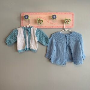 Handmade Knit Baby Sweaters